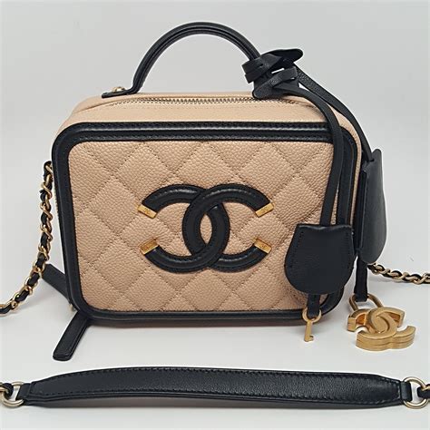 chanel black beige bag|Chanel bag small price.